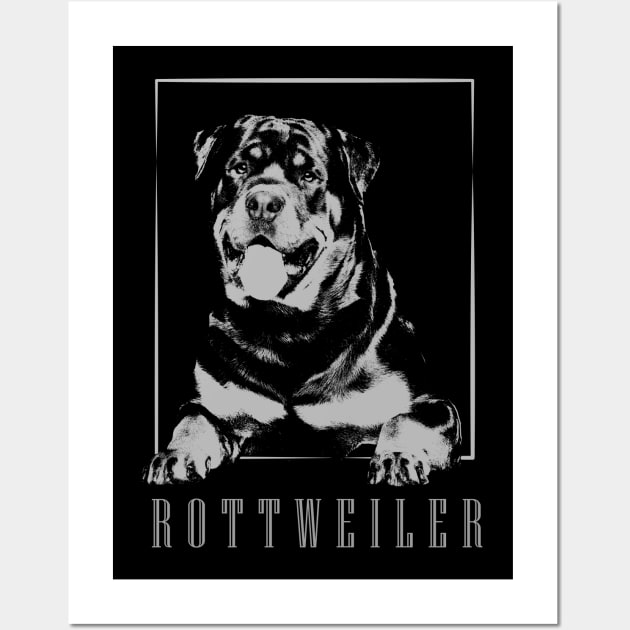 Rottweiler Wall Art by Nartissima